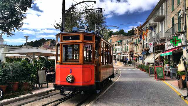 Zug nach Soller auf Mallorca