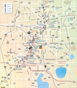 Orlando Übersichtkarte, Mietwagen in Orlando Mietwagen-Preisvergleich.de, Mietwagen in Orlando
