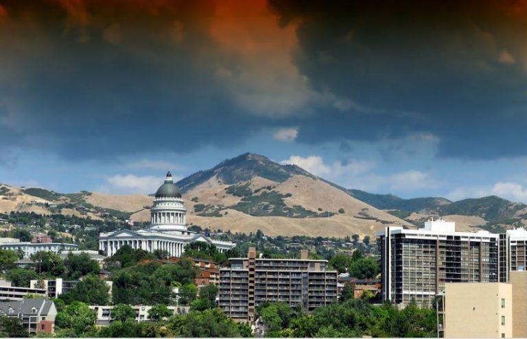 Panorama Bild Salt Lake City, Mietwagen Salt Lake City