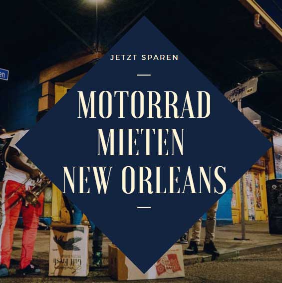 New Orleans Motorrad mieten Beitragsbild