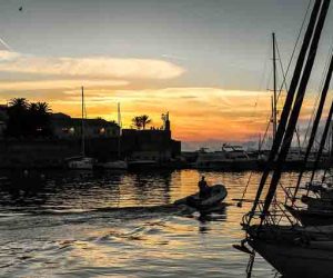 Alghero Abendstimmung im Hafen