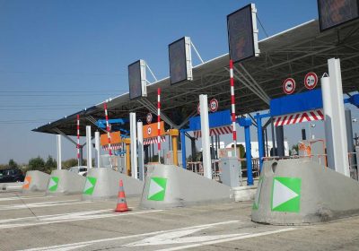 Autobahnmaut Zahlstelle