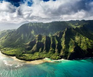 Hawaii Insel Kauai Kuestenlinie