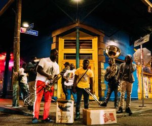 Jazzband auf Strasse in New Orleans