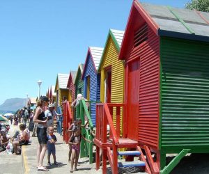 Bunte Strandhaeuser, Mietwagen Kapstadt Preisvergleich