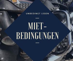 Motorrad Mietbedingungen