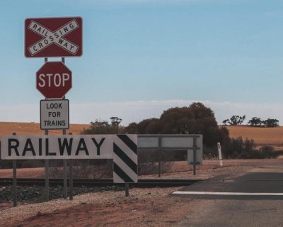Railroad Crossing Alice Springs Australien