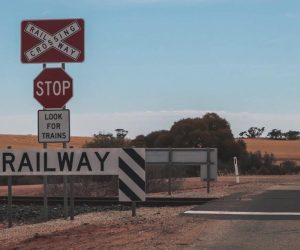 Railroad Crossing Alice Springs Australien