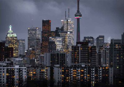 Toronto Skyline bei Nacht