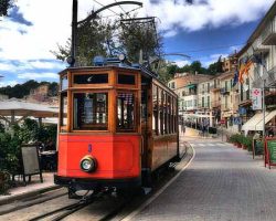 Zug nach Soller auf Mallorca