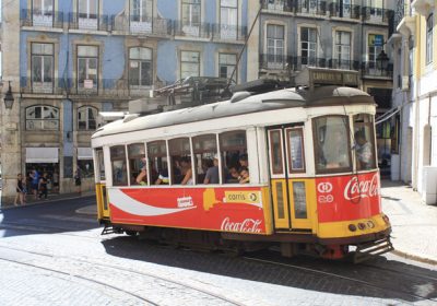 Strassenbahn 28 in Lissabon